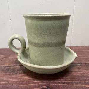 The Gourmet Potter Handmade in USA - Grüner Speckkocher - Bild 1 von 5