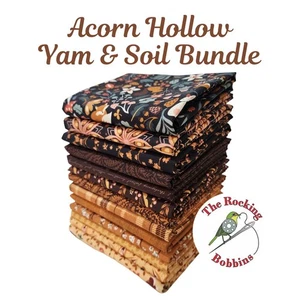 Acorn Hollow, Yam and Soil Bundle of 13 prints from BasicGrey 100% Cotton  - Picture 1 of 14