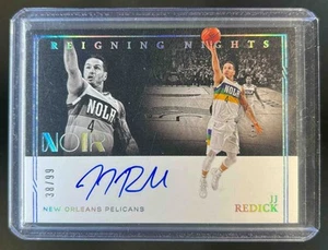 2020-21 Panini Noir JJ Redick Reigning Nights Auto #/99 Pelicans - Picture 1 of 2
