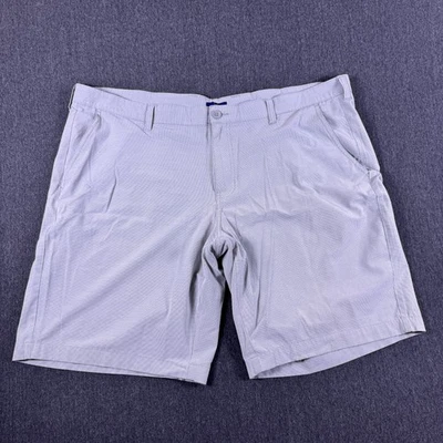 George Mens Gray Flat Front Slash Pocket Comfort Outdoor Chino Shorts Size 46 - Image 1 of 4