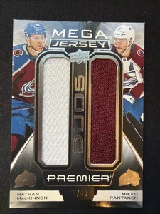 2022-23 Premier Mega Jersey Duos Nathan MacKinnon Mikko Rantanen #/49 - Bild 1 von 2