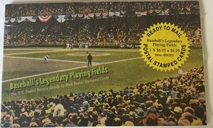 US Stamps SC #UX374a. Baseball's Legendary Playing Fields Postal Card Set  Of 10 - Picture 1 of 8