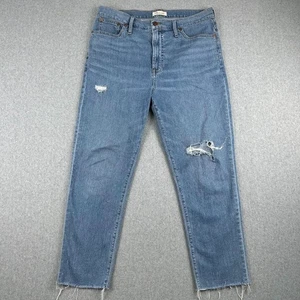 Madewell The Perfect Vintage Jeans 32 Cropped Light Distressed Damen 36x27 Schneebesen - Bild 1 von 12