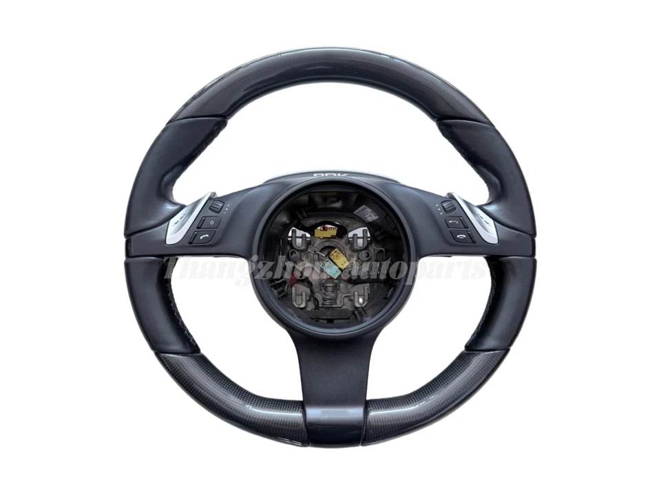 Carbon Fiber Steering Wheel For 2013-2016 Porsche 911 Carrera Boxster Cayman - Image 1 of 1