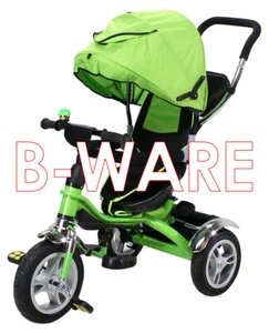B-Ware Kinderdreirad Kinderwagen Schieber Trike 7in1 Kinderbuggy Kinder Dreirad - Bild 1 von 55