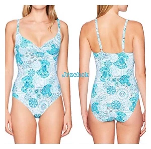 Neu mit Etikett Bleu Rod Beatti Cami U/W Einteiler Badeanzug Badeanzug Größe 12 119 $ Bademode - Bild 1 von 4