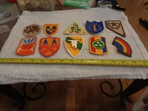 10 Military Patches new (BOX CAT#BT6) - Picture 1 of 2