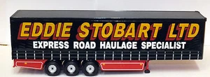 CORGI MODERNER LKW VORHANGANHÄNGER DREIACHSIG EDDIE STOBART (ET 728) - Bild 1 von 1