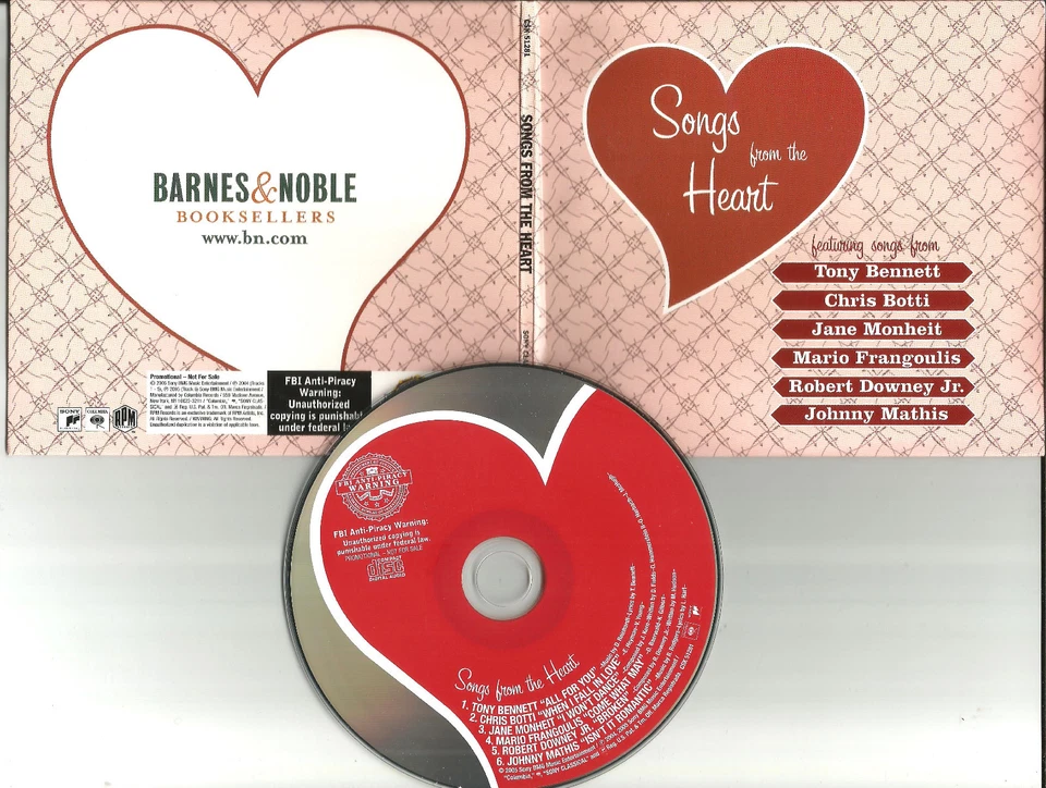 PROMO CD CHRIS BOTTI Jane Monheit w/ MICHAEL BUBLE Johnny Mathis TONY BENNETT  - Image 1 of 1