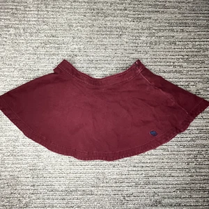 Abercrombie Size 12 Kids Girls Skirt Zip Casual School Solid Maroon - Picture 1 of 10