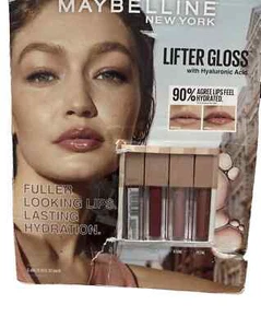 Maybelline New York Lifter Gloss with Hyaluronic Acid 4 Pack - Picture 1 of 2