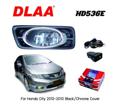Fog Lamp Driving Light For Honda City 5th Gen 2012-2013 H11 55W 12V Chrome Cover - Image 1 of 4