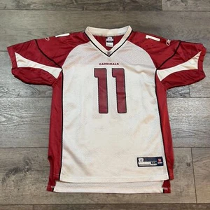 Vintage Reebok OnField Larry Fitzgerald White Arizona Cardinals Jersey Youth XL - Picture 1 of 9