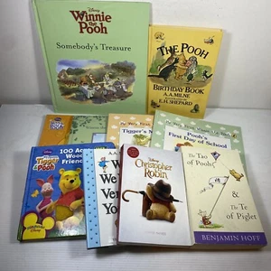 10 Lot A.A. Milne Winnie The Pooh Christopher Robin Piglet Tigger Books - Picture 1 of 22