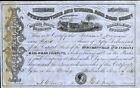 1860 Steubenville & Indiana RR Stock Certificate