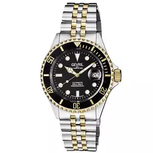 Gevril Wall Street Stainless Steel 43mm Swiss Automatic Wristwatch 4855B - Picture 1 of 3