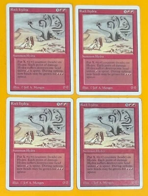 MTG ROCK HYDRA (x 4) Unlimited (OldManMTG 007-344) - Image 1 of 3