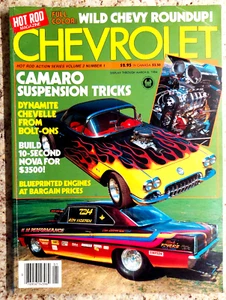 Hot Rod Action Series magazine, Vol. 2, No. 1, 1984, featuring Chevrolet - Picture 1 of 1