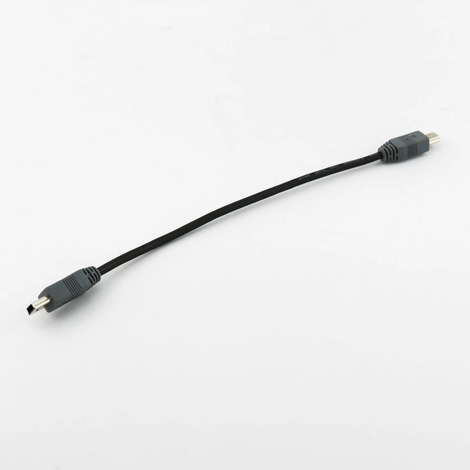 1x Mini USB Type B Male To Male 5 Pin Converter OTG Adapter Lead Sync Data Cable - Image 1 of 1