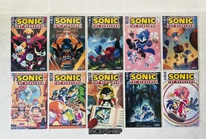 Sonic The Hedgehog (IDW Comics) - Issues #60 - 69, RI Cover Variant Lot VF/NM - Picture 1 of 10