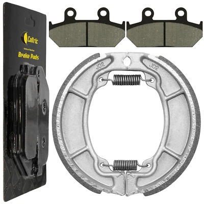 Pastillas de freno delanteras y zapatas de freno traseras para Honda NX650 Dominator 1988 1989 Foto 1 de 4