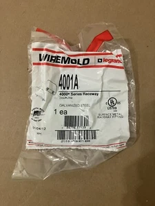 Wiremold 4001A Coupling Galvanized Steel 4000 Series Raceway Legrand 4001-A - Picture 1 of 1