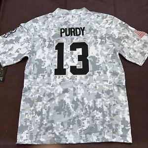 Brock Purdy San Fransisco 49ers Salute To Service Jersey Mens Large #13 - Picture 1 of 6