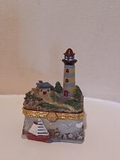 New ListingLighthouse ring and earring trinket box