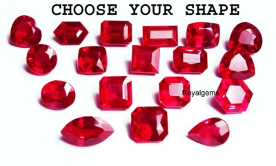 Natural Red Ruby Mixed Shape Loose Gemstone Between 8 to 10 Ct Certified - Image 1 of 4