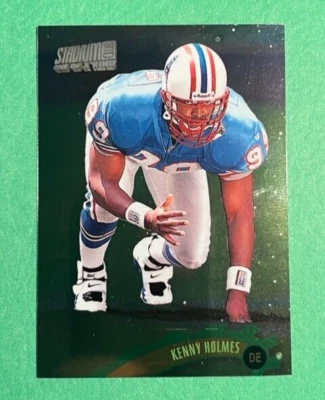 1997 Stadium Club Football One Of A Kind #32 - KENNY HOLMES - TN Oilers - D. End - Image 1 of 2