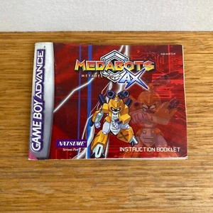 Nintendo Gameboy Advance Medabots Metabee Ver AX Manual Instruction Booklet Only - Picture 1 of 3