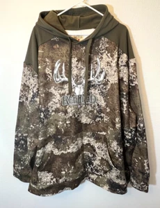Sudadera con Capucha Red Head Para Hombre 3X Camuflaje Strata Alce Calavera Caza Bolsillo Verde - Imagen 1 de 6