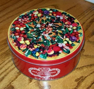 Vintage Duncan Hines "Old New Orleans Fruit Cake" latta ~ 2 libbre ~ Carvers Food Co - Foto 1 di 8