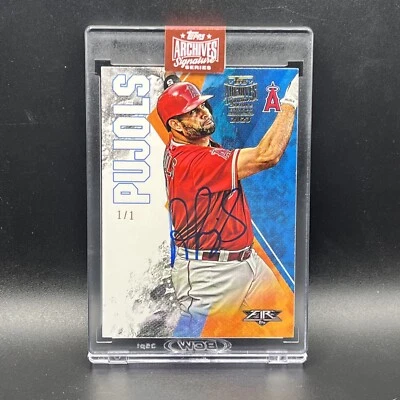 Albert Pujols 2023 Topps Archives Signature Series Autograph 1/1 - Image 1 of 2