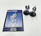 SET OF 2 - MINT Star Wars Miniatures - Sandtrooper #50 w/ Card - Force Unleashed
