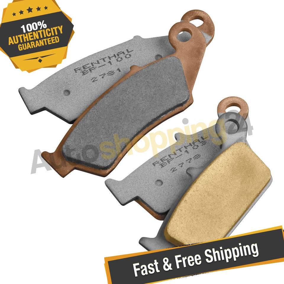 Pastillas de freno Renthal BP-100 RC-1 Works para Honda CRF450R 2002-2018 Foto 1 de 4