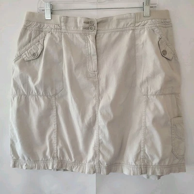 Falda corta Karen Scott para mujer talla 12 cómoda elástica deportiva tenis caminar pickleball  Foto 1 de 4