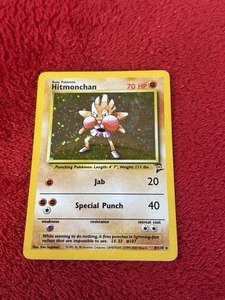 Hitmonchan 008/130 Base Set 2 Holo Wotc Pokemon Card Played - Picture 1 of 16