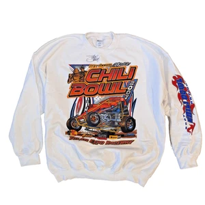 2007 21st Annual Chili Bowl Sweatshirt 2XL Racing Tony Stewart Signed O’Reilly - Imagen 1 de 11