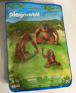 PLAYMOBIL 6648 Orangutan Family Baby NEW Sealed 2014 Wildlife Expedition Monkey - Picture 1 of 2