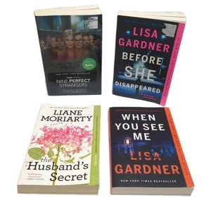 Psycho/Suspense Thriller Lot of 4 Paperbacks: 2 Lisa Gardner/2 Liane Moriarty - Picture 1 of 10