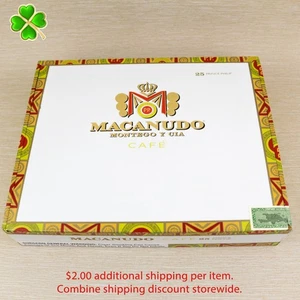 Macanudo Cafe Prince Phillip Empty Wood Cigar Box 9.75" x 8" x 2" - Picture 1 of 12