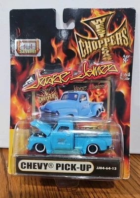 Camioneta Chevy West Coast Choppers Jesse James azul JJ04-64-13 rara Foto 1 de 4