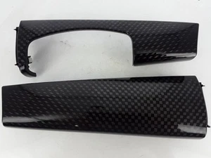 MINI F55 F56 F57 Black Checkered Interior Dashboard Trim Panels 9321696 9321694 - Picture 1 of 10