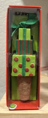 Botella Mud Pie Corcho Regalos de Navidad Botella Vino Topper Tapón NUEVO Foto 1 de 3