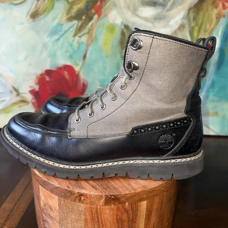 Timberland Britton Hill водонепроницаемый Moc носок боя загрузки A17DU мужской размер 9,5 черный - Изображение 1 из 4