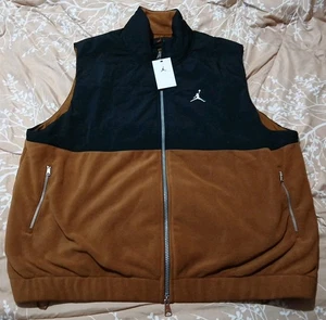 Air Jordan Essentials Weste FD9638-281 schwarz/braun Herren Größe XXL Einzelhandel 110 $ - Bild 1 von 6