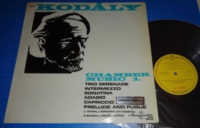 Vilmos Tatrai KODALY Chamber Music Vol. 1 - Hungaroton LPX 11449 Foto 1 de 2