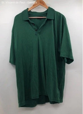 Polo Bolle Golf Verde Años 90 SS Cuello Cuadrado Extendido - Talla XXL Foto 1 de 4