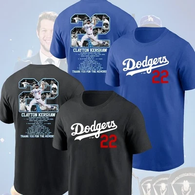 Clayton Kershaw #22 洛杉矶道奇队传奇永远感谢您的回忆 — 第 1/4 张图片